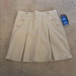 Nautica Girls Khaki School Uniform Skirt